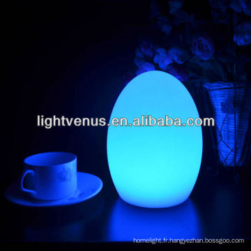 Lampe de table led sans fil rechargeable couleur